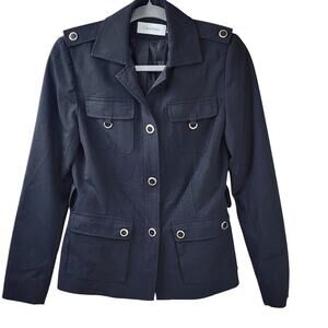 Calvin Klein Women's Jacket Black Water-Resistant Size 2